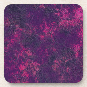 Dark purple violet texture textured suede marble g coaster