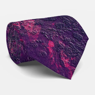 Dark purple violet texture textured suede marble g tie