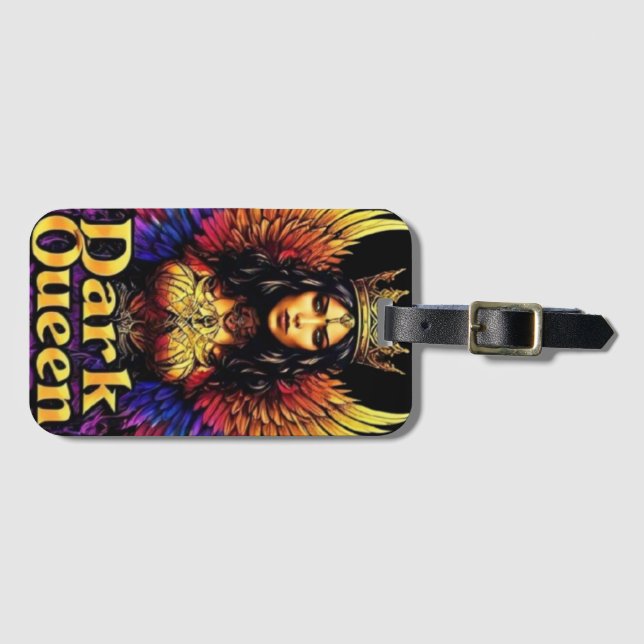Dark Queen Luggage Tag (Front Horizontal)