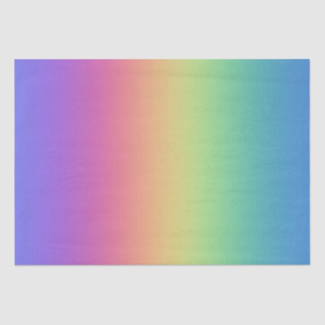 Dark Rainbow Gradient Tissue Paper (Front)