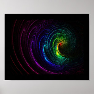 Dark Rainbow Poster