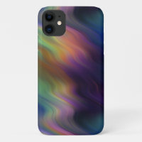 Dark Rainbow Swirls of Colours Abstract