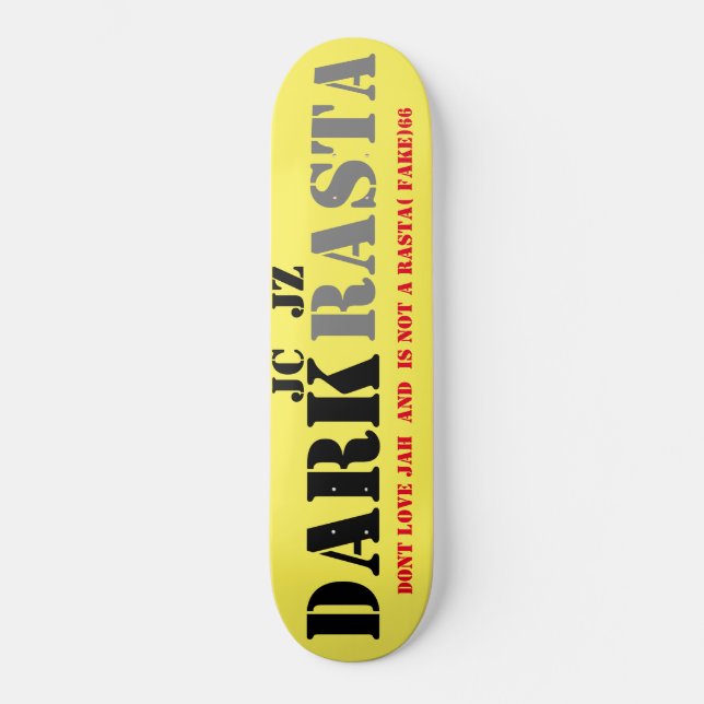 DARK RASTA Skateboard (Front)