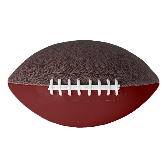  Dark Red #650000, Copper Rust Football (Front)