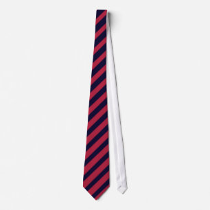 dark red and blue strips tie