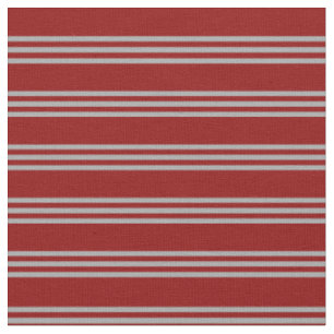 Dark Red and Dark Grey Striped Pattern Fabric