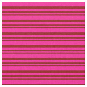 Dark Red and Deep Pink Coloured Pattern Fabric