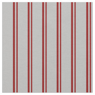 Dark Red and Grey Striped/Lined Pattern Fabric