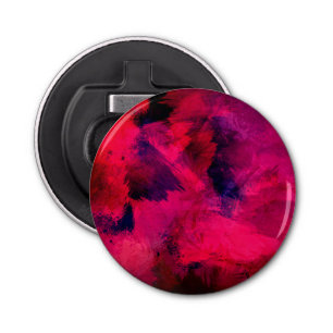 Dark Red and Purple Bold & Modern Abstract Bottle Opener