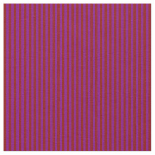 Dark Red and Purple Stripes Fabric