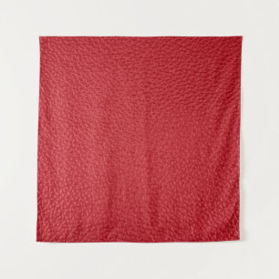 Dark red artificial leatherette closeup. tapestry