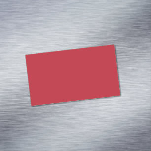 Dark Red Background  Magnetic Business Card