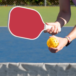 Dark Red Background Pickleball Paddle