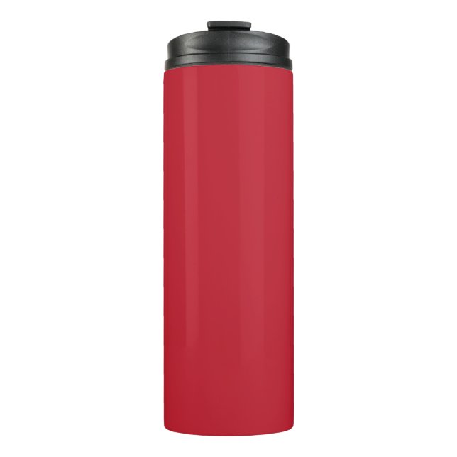 Dark Red Background  Thermal Tumbler (Front)