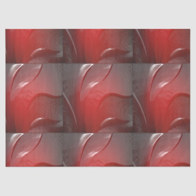 dark red crumpled plastic texture tissue paper (Front)