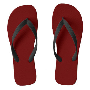 Dark Red / Flip Flops