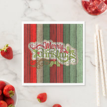 Dark Red Green Weathered Wooden Planks Pattern