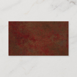 Dark Red Grungy Business Card