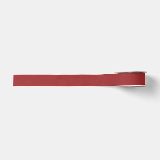 Dark Red Ribbon Grosgrain Ribbon (Front)
