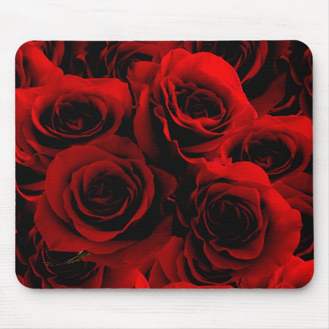 Dark Red Roses For you Mouse Pad (Front)