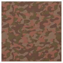 Dark red, Salmon and Olive camo abstract