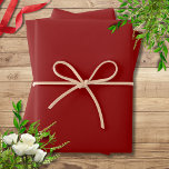 Dark Red Solid Colour | Classic | Elegant  Wrapping Paper Sheet<br><div class="desc">Dark Red Solid Colour | Classic | Elegant | Trendy | Stylish</div>