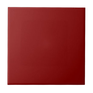 Dark Red Solid Colour Tile