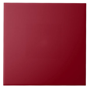 Dark Red Solid Colour Tile