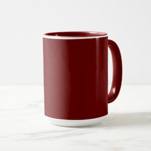 Dark Red, solid magenta colour, Mug