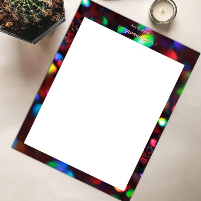 Dark Red Sparkling Custom Letterhead (Creator Uploaded)