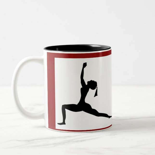 Dark Red Style: Classic Mug/ Coffee Cup (Left)