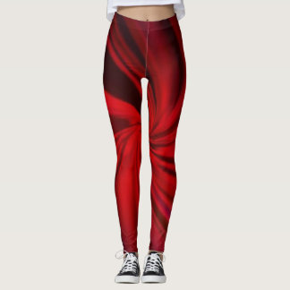 Dark Red Vector Abstract Bright Texture Leggings