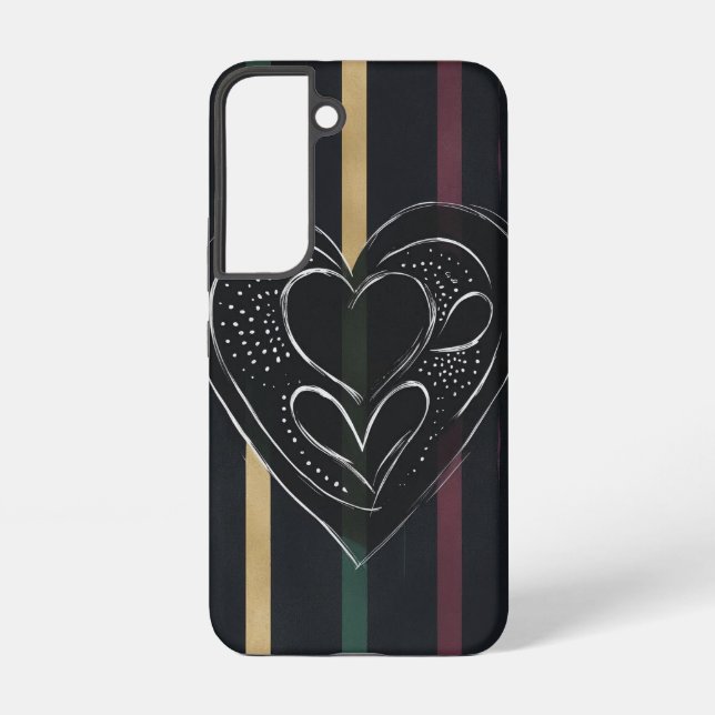 Dark Retro Pop Art Samsung Galaxy S22 Case (Back)