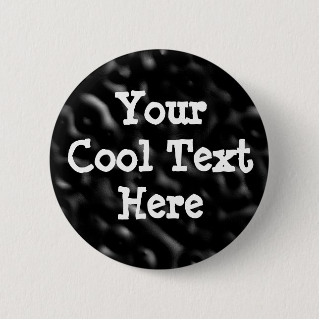 "Dark Ripples" Template 6 Cm Round Badge (Front)