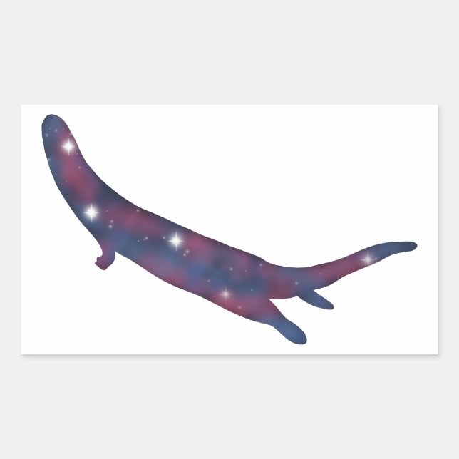 Dark River Otter Starscape Sticker (Front)