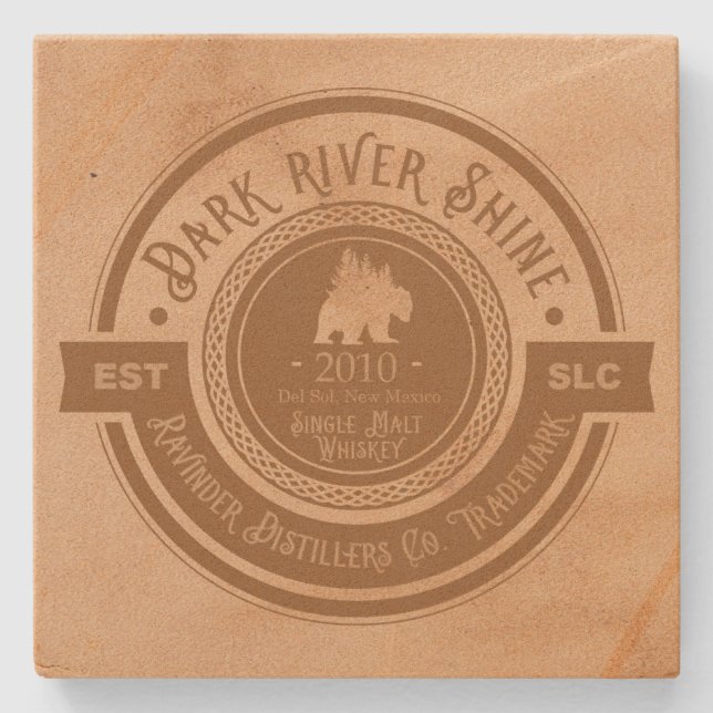 Dark River Shine Sunshine Vicram Coaster (Front)