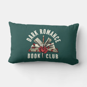 Dark Romance Book Club Floral Gift Lumbar Cushion