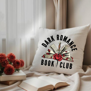 Dark Romance Book Lover Gift Cushion