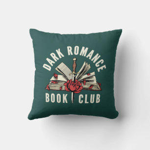 Dark Romance Book Lover Gift Cushion