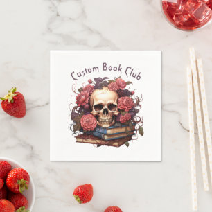 Dark Romance, Custom Book Club Napkin