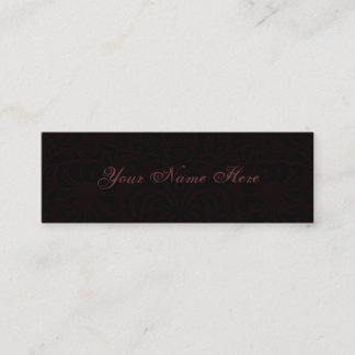 Dark Romance Mini Business Card