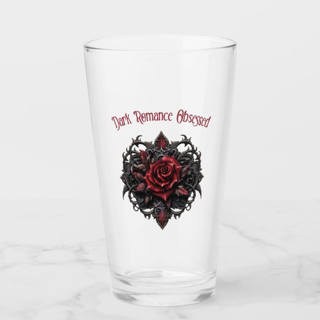 Dark Romance Obsessed Glass (Front)
