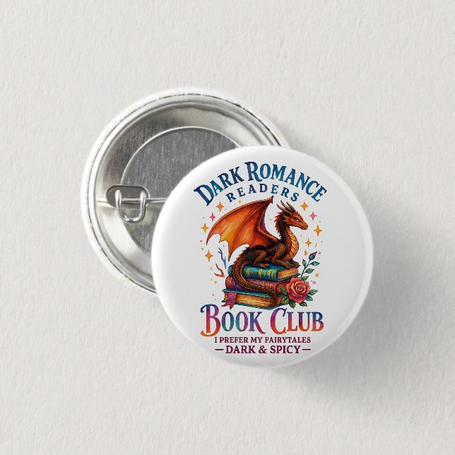 Dark Romance Readers....  3 Cm Round Badge (Front & Back)