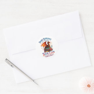 Dark Romance Readers.... Classic Round Sticker