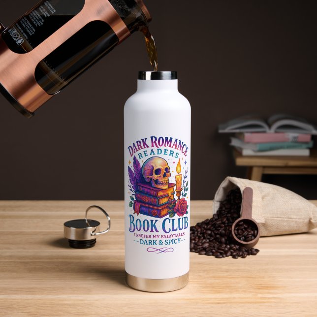 Dark Romance Readers....  Water Bottle (Coffee (Rotated))