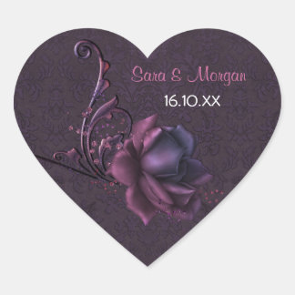 Dark Romance Rose Wedding Seal