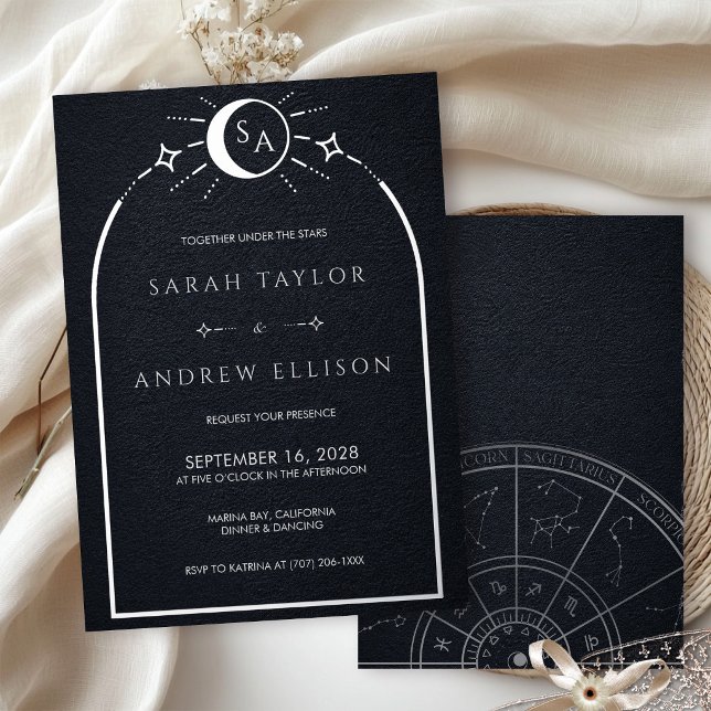 Dark Romance Silver Foil Celestial Arch Wedding (Creator Uploaded)