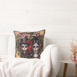 Dark Romance Sugar Skulls Cushion