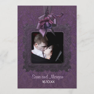 Dark Romance Wedding Invitation