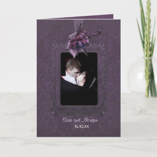 Dark Romance Wedding Invitation